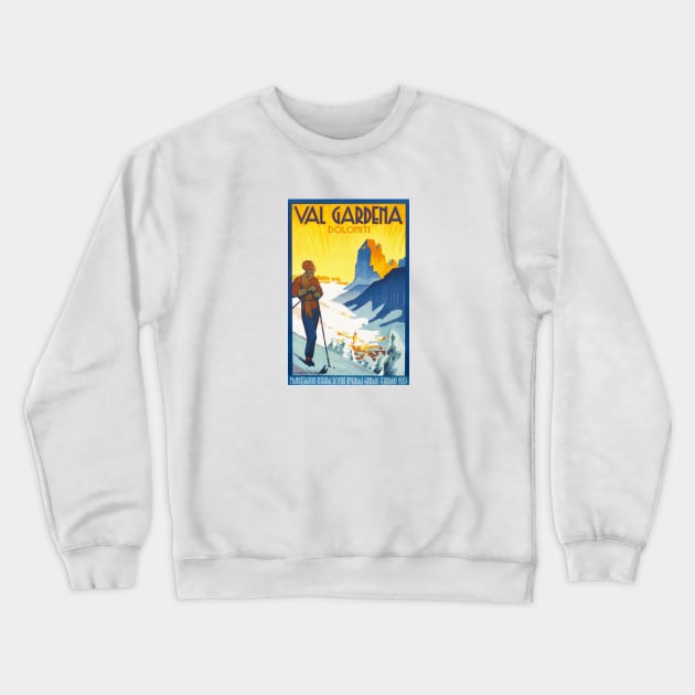 Val Gardena Dolomites Crewneck Sweatshirt by ezioman